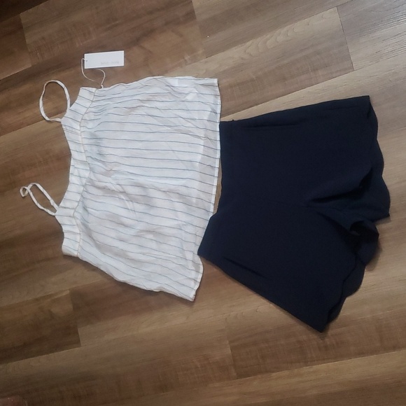 bishop + young Pants - Bishop +young short and top set Preppy Style